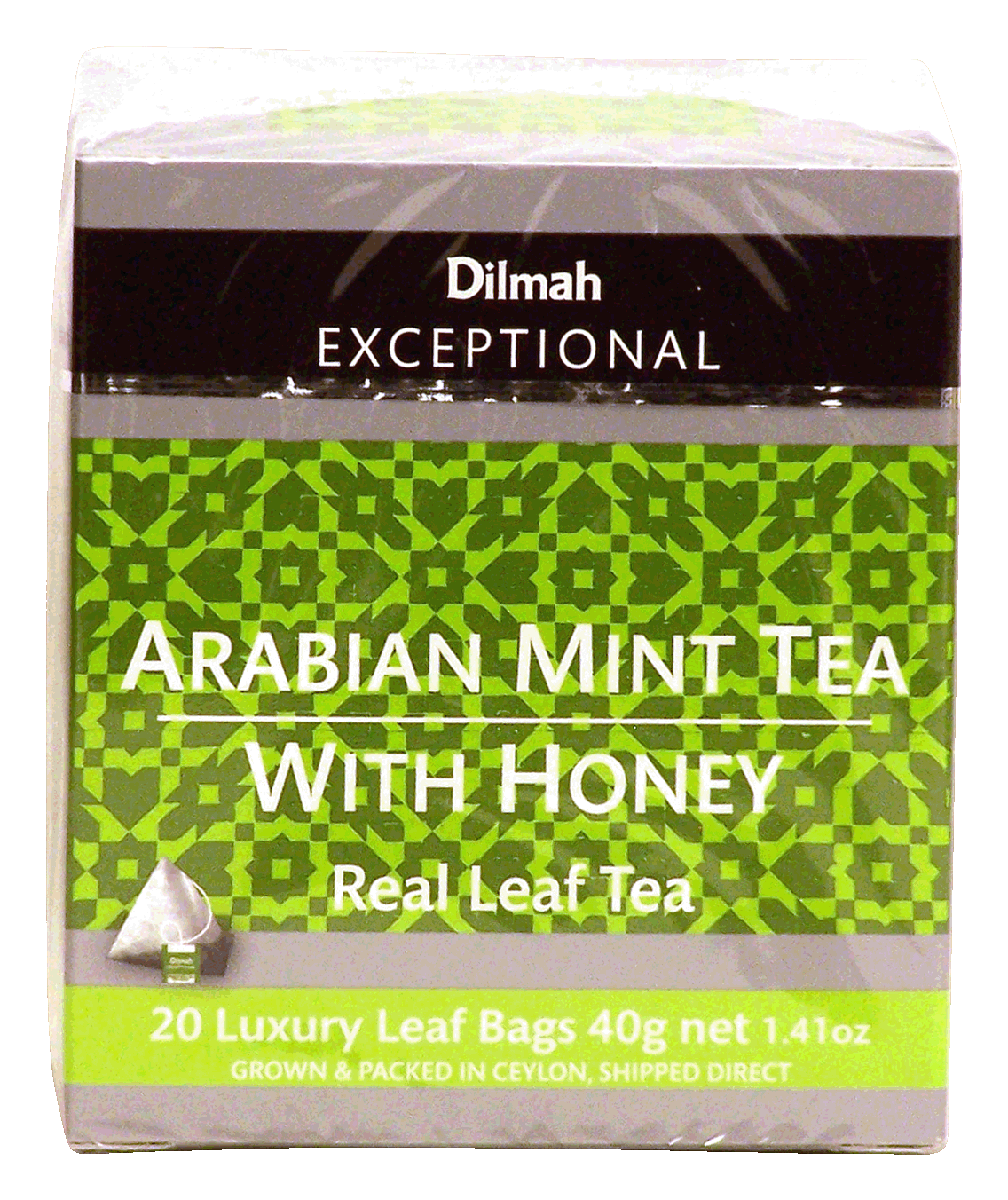 Dilmah Exceptional arabian mint tea with honey, real leaf tea, 20-bags Full-Size Picture